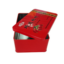 Embossing Metal Tin for Tea Box Packackaging